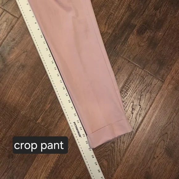 J. Jill Pink Pull on Pants Size 10 Premium bistretch Crop Length - Picture 6 of 11